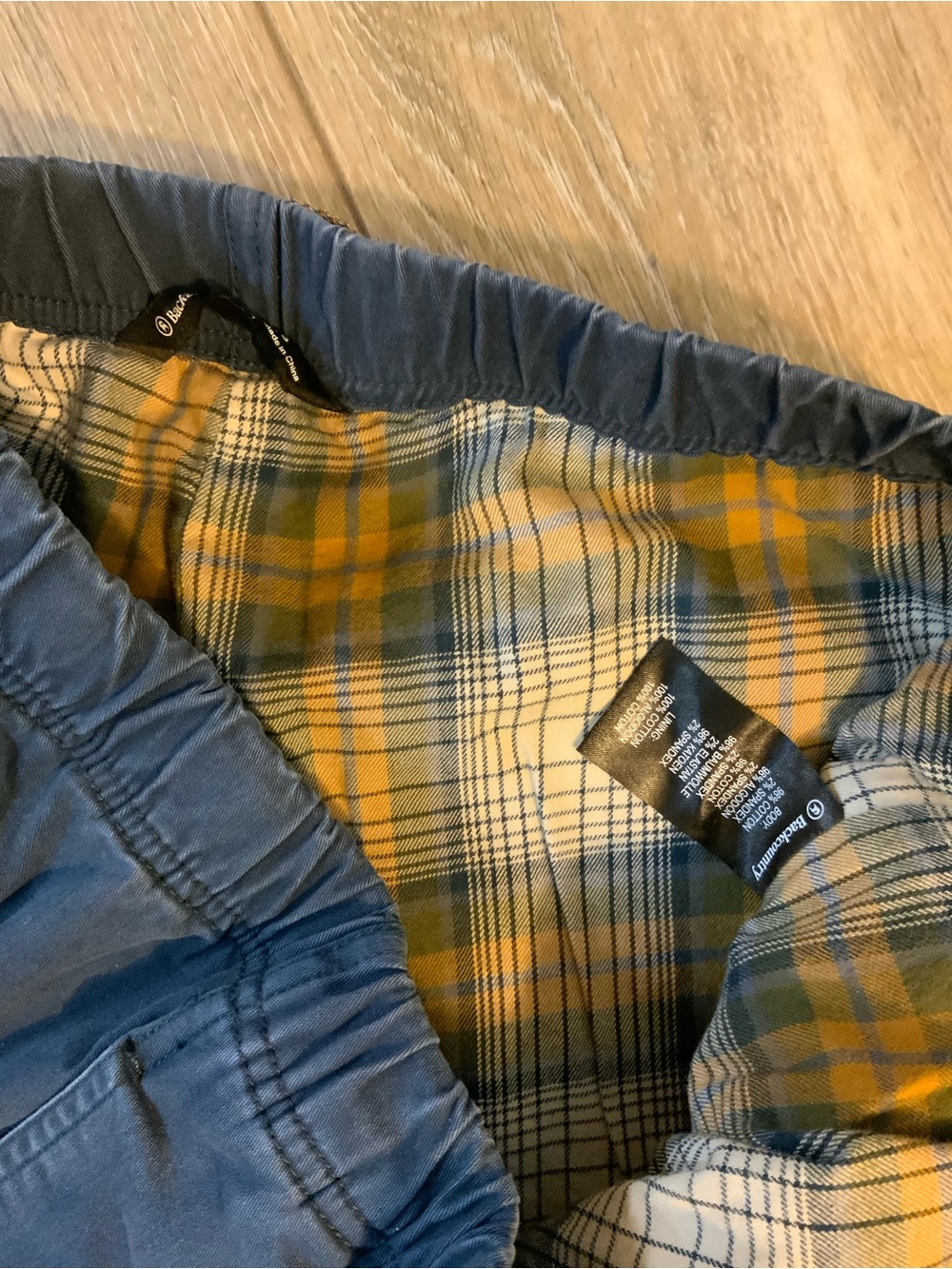 Black Diamond Navy Elastic-Waist Chinos - Picture 3 of 6
